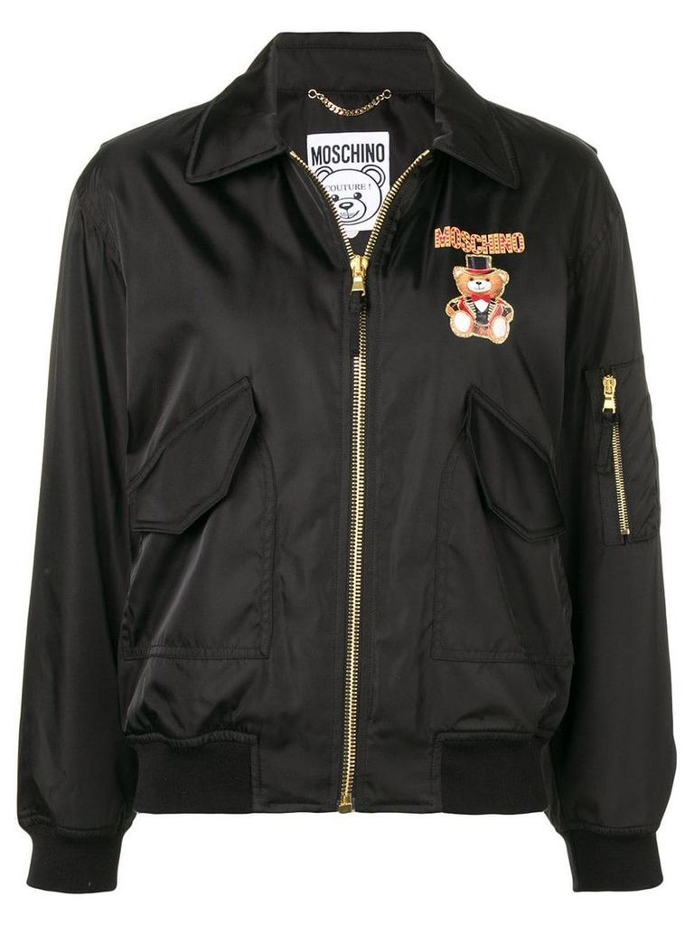 Moschino Circus Bear bomber jacket - Black