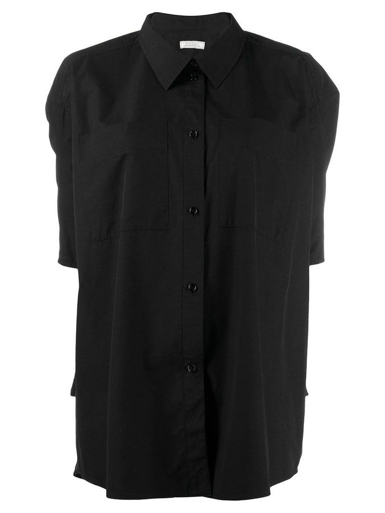 Nina Ricci oversized short-sleeved shirt - Black