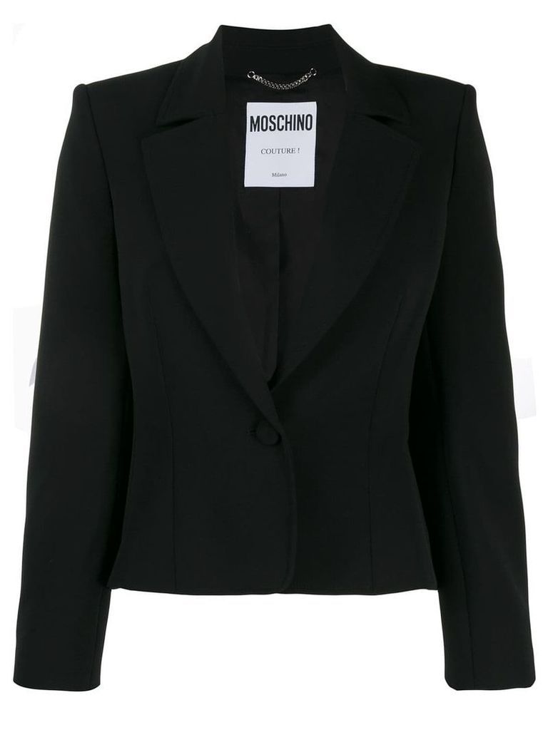 Moschino cropped blazer - Black