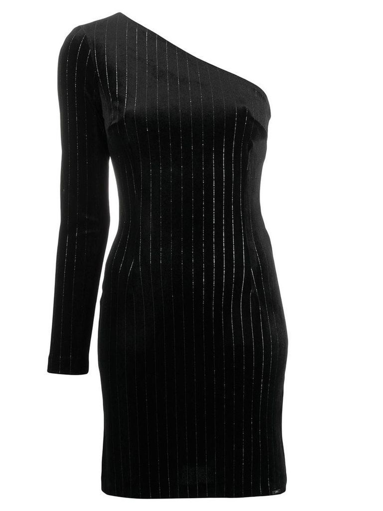 LIU JO one shoulder fitted dress - Black