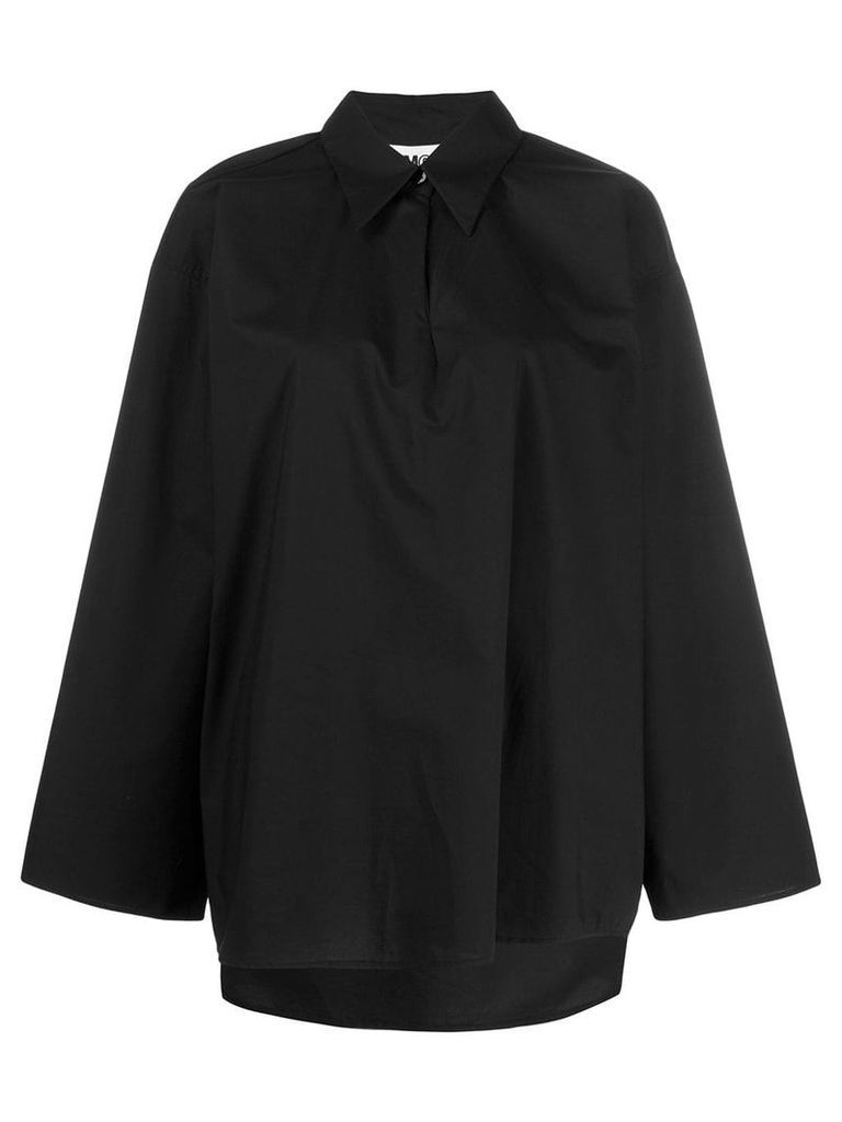 Mm6 Maison Margiela oversized shirt - Black