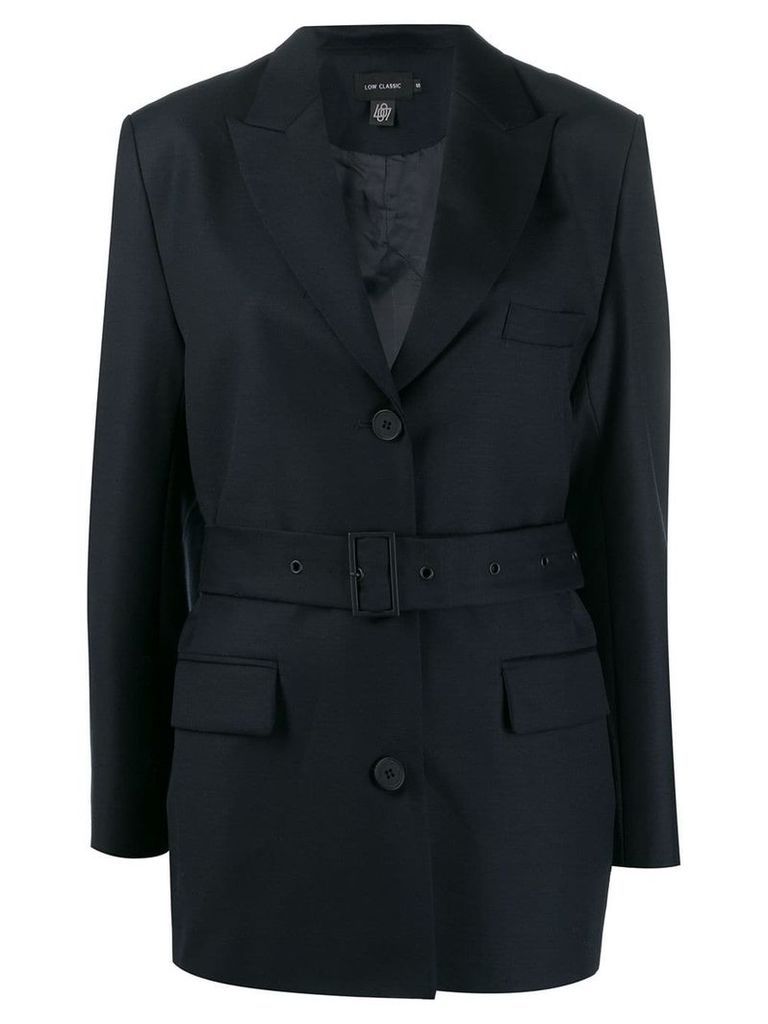 Low Classic belted blazer - Blue