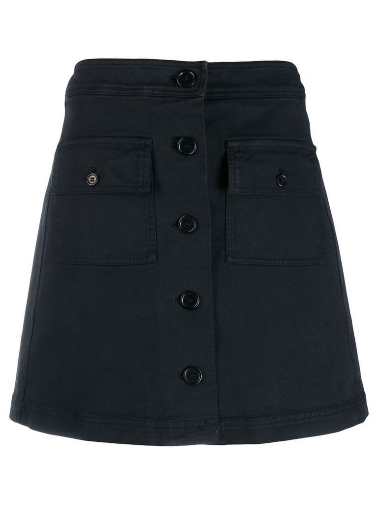 YMC button up skirt - Black
