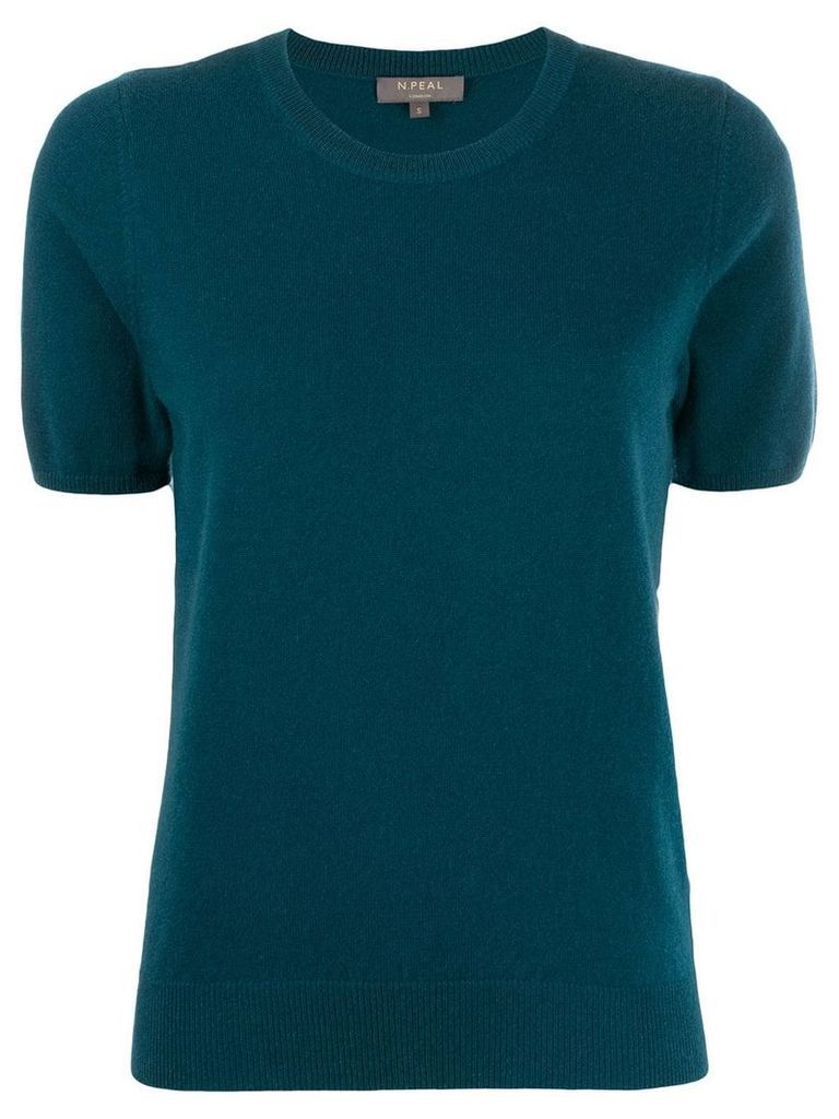 N.Peal cashmere short-sleeved top - Green