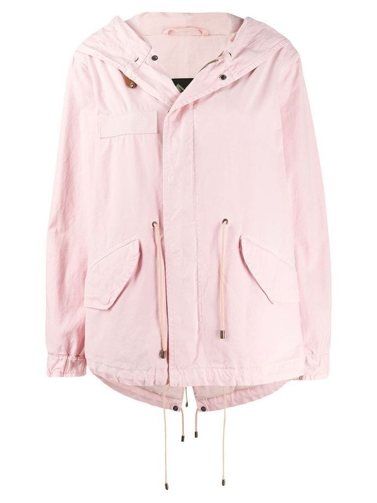 Mr & Mrs Italy hooded parka - PINK