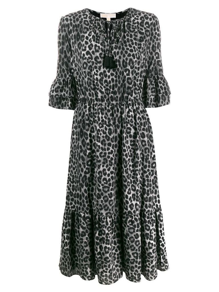 Michael Michael Kors Mega Cheetah dress - Grey