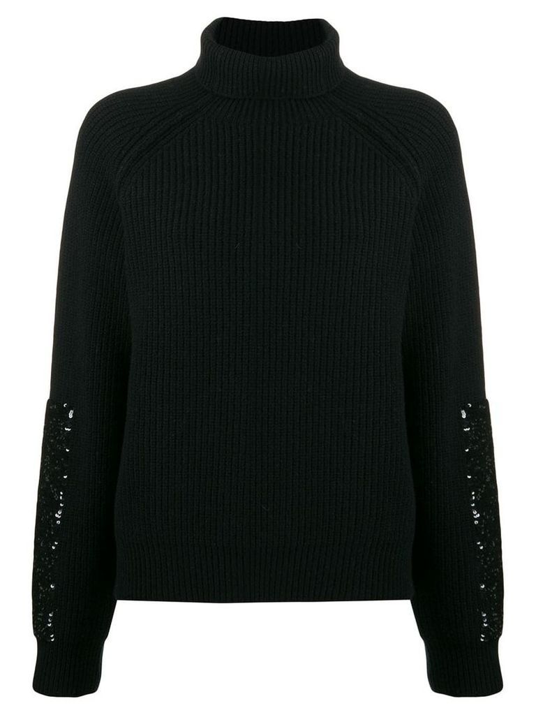 Markus Lupfer sequin detail knit jumper - Black