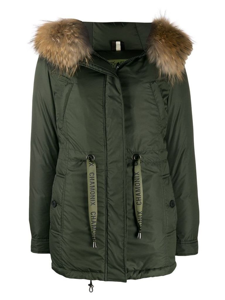 Alessandra Chamonix hooded down coat - Green