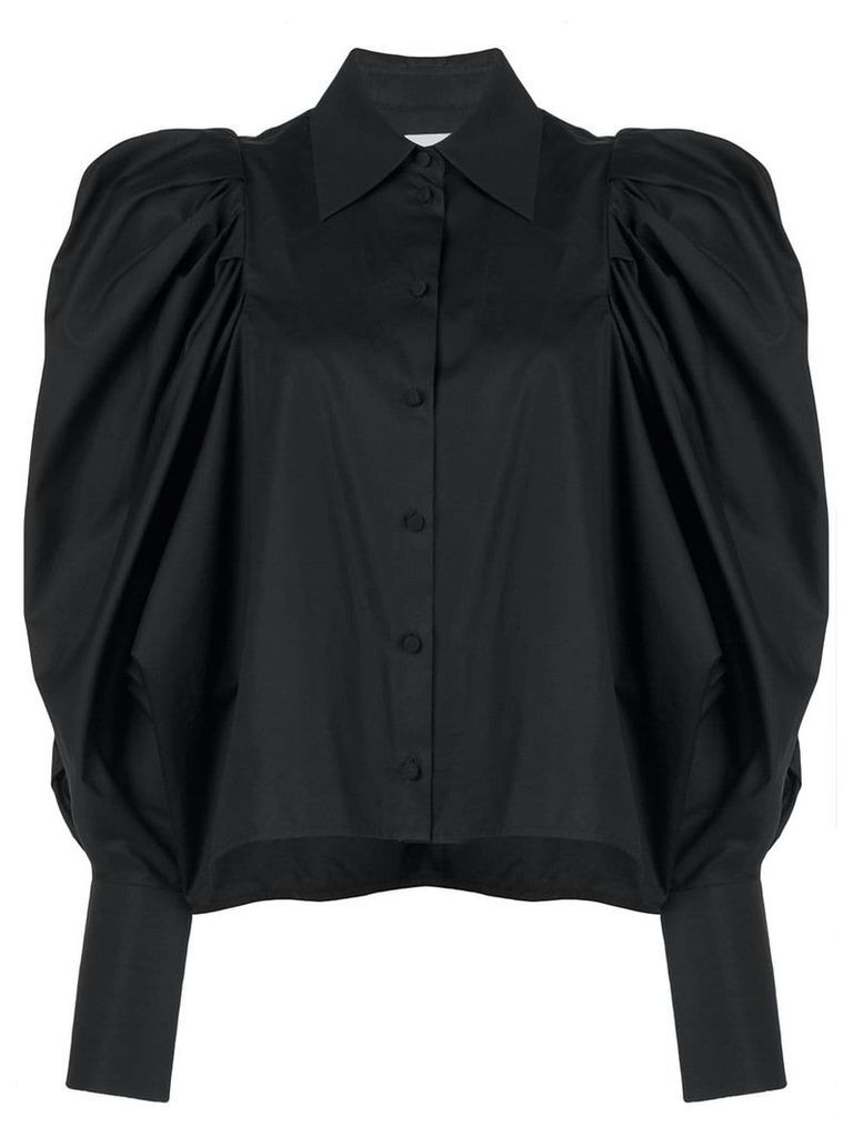 Khaite puffed sleeves shirt - Black