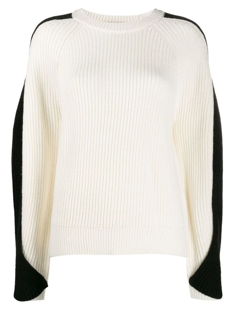 Lala Berlin twisted sleeve sweater - White