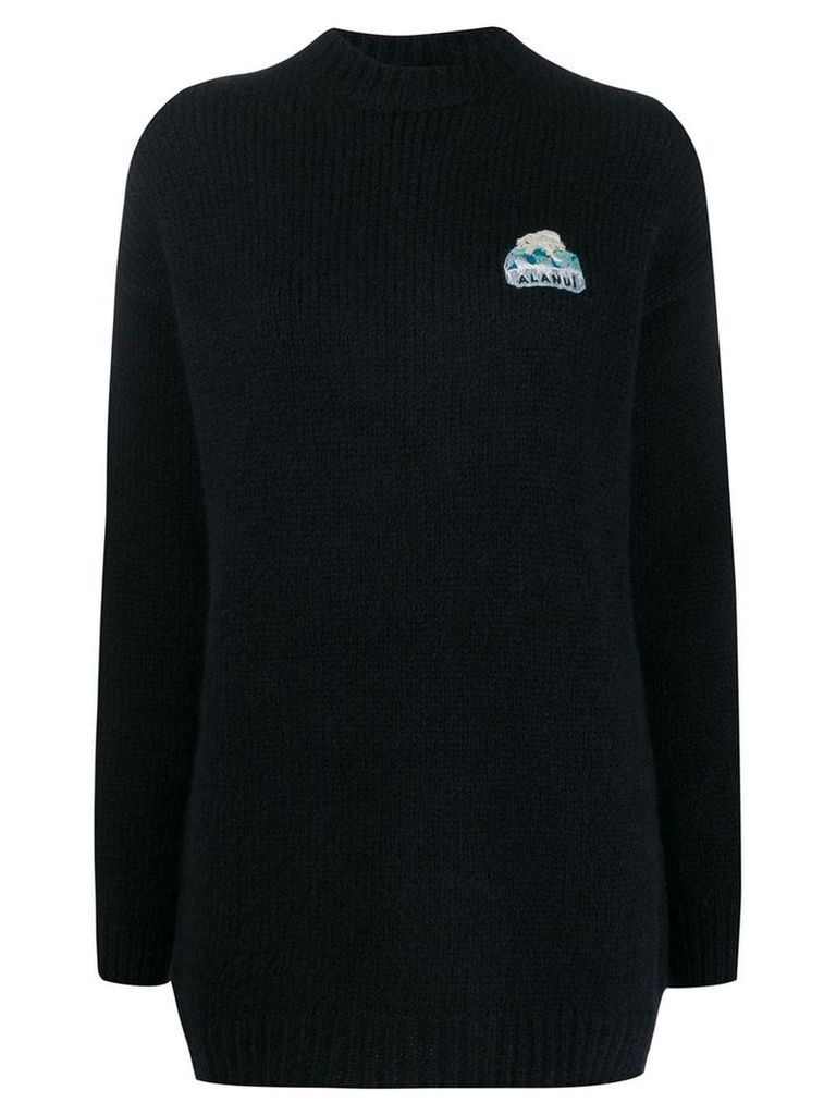 Alanui oversized knit sweater - Blue