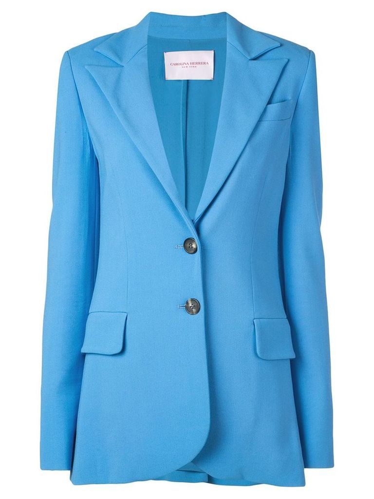 Carolina Herrera fitted blazer - Blue