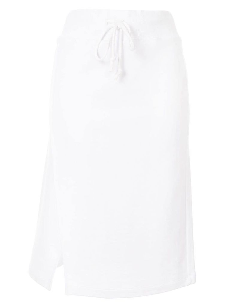 CK Calvin Klein elasticated waist skirt - White