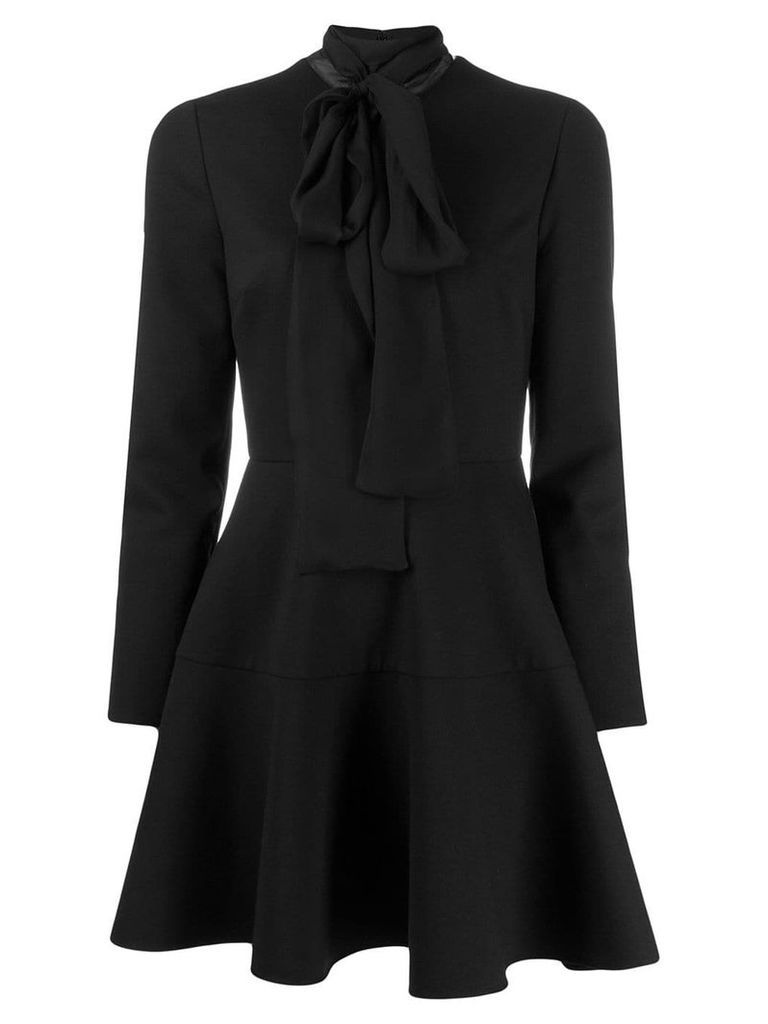 Valentino scalloped short dress - Black