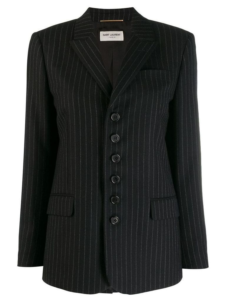 Saint Laurent pinstripe blazer - Black