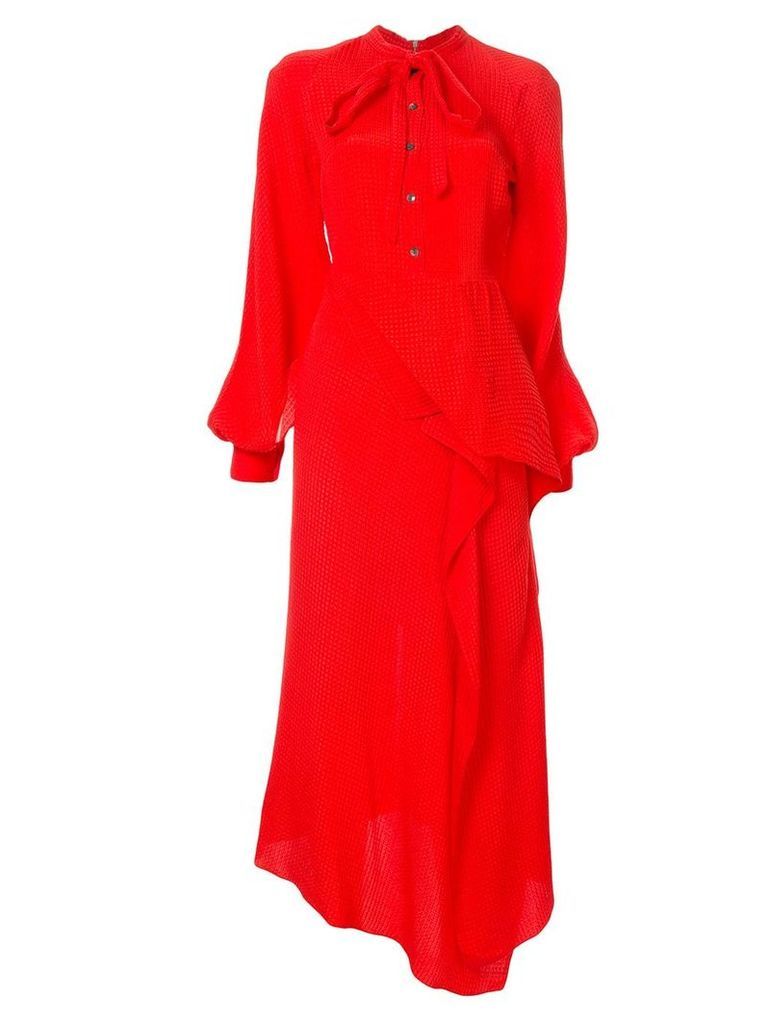 Roland Mouret Boscana jacquard dress - Red