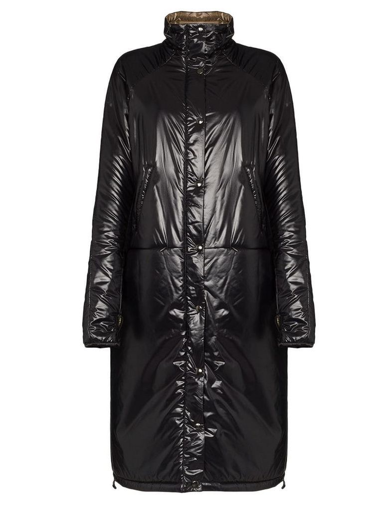 Kassl Editions long puffer coat - Black