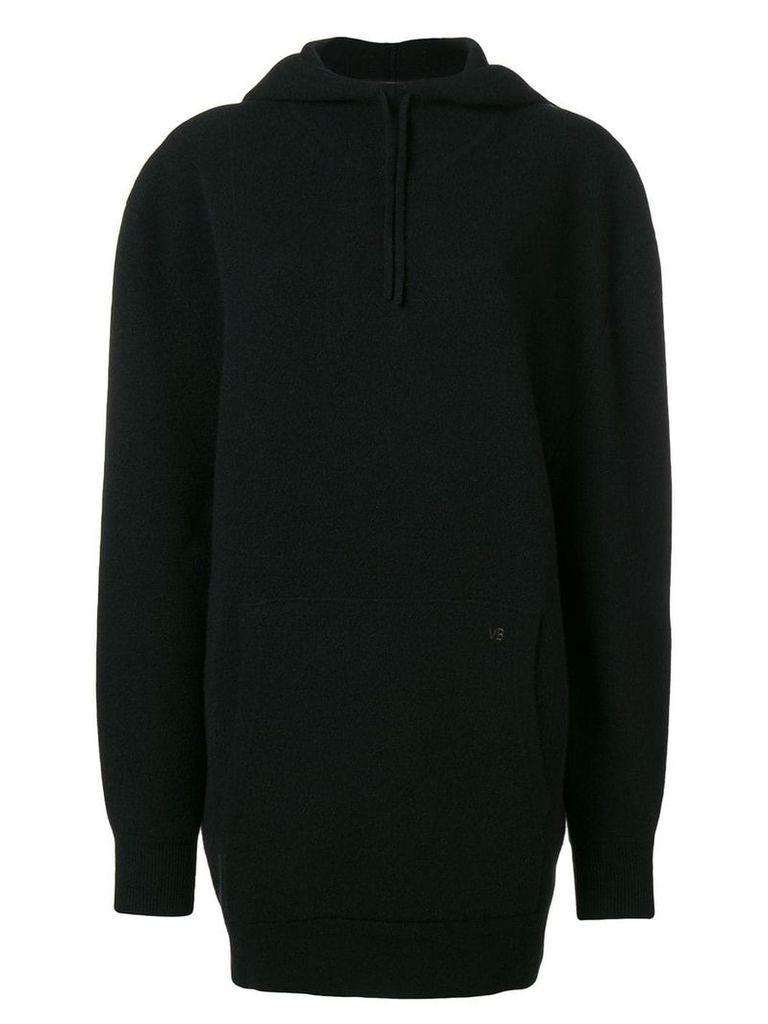 Victoria Beckham oversized hooded sweater - Black