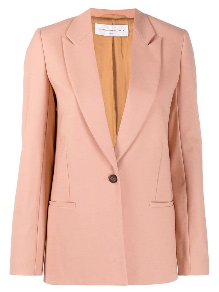 Victoria Victoria Beckham slim blazer jacket - PINK