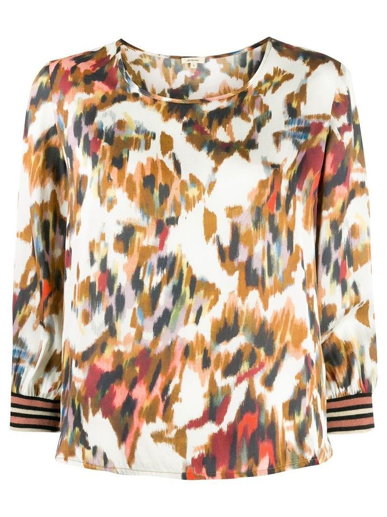 Bellerose digital print blouse - NEUTRALS