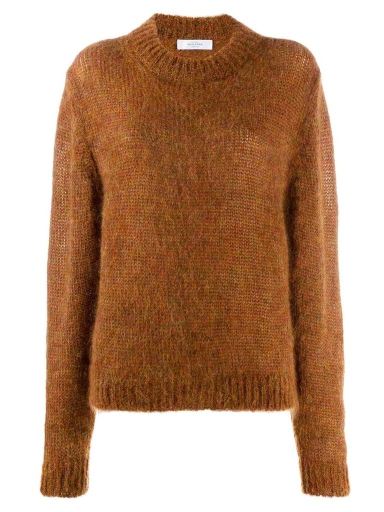 Roseanna textured knit jumper - Brown