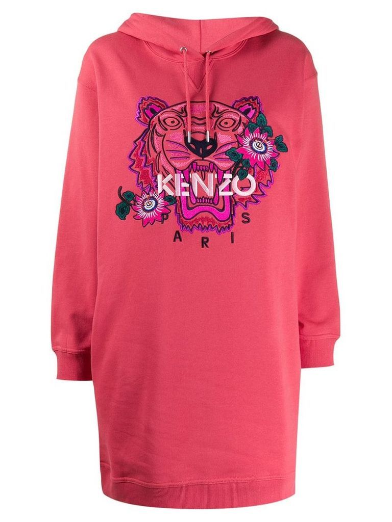Kenzo Tiger hoodie dress - PINK