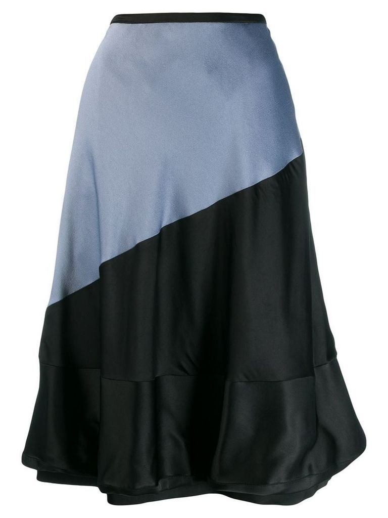Loewe colour-block balloon skirt - Grey