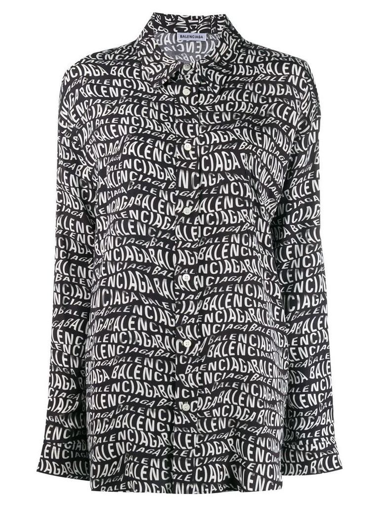 Balenciaga Pyjama Shirt - 1000 BLACK