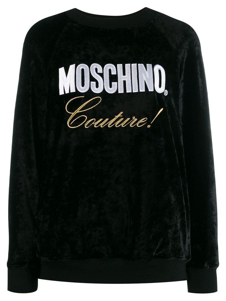 Moschino Couture! logo sweatshirt - Black