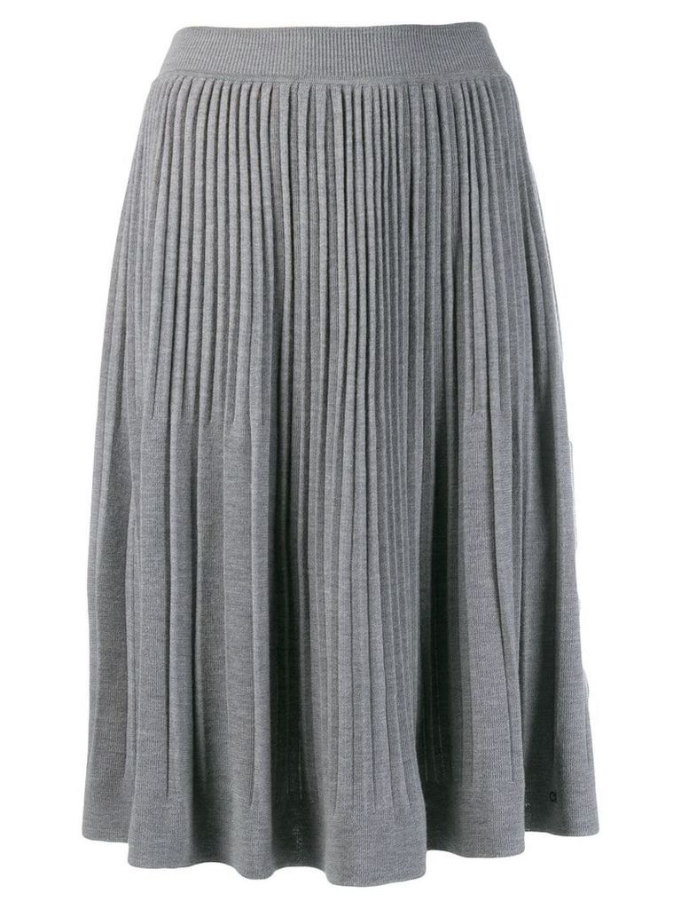 Calvin Klein pleated midi skirt - Grey