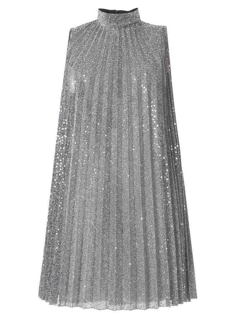 Dondup sleeveless pleated dress - Silver