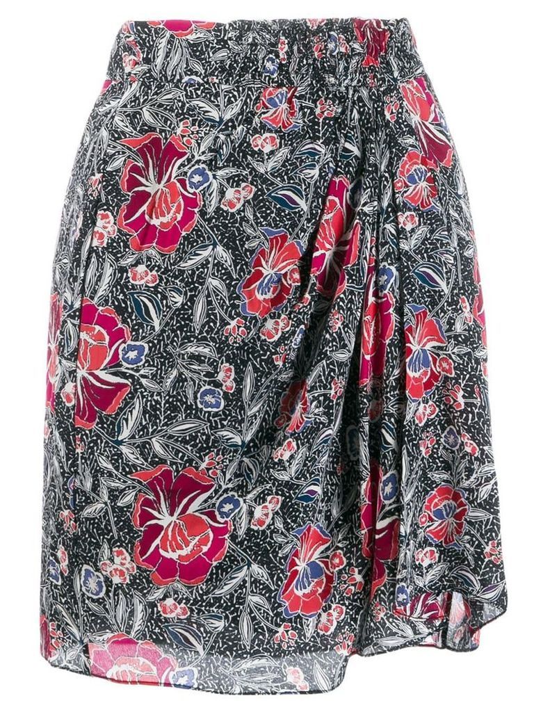 Isabel Marant Étoile floral mini skirt - Black