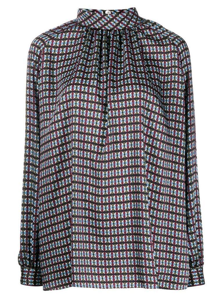 Mulberry Hettie dotted blouse - Grey