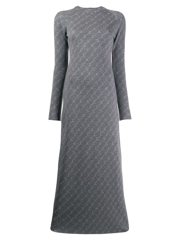 Stella McCartney monogram knitted dress - Grey
