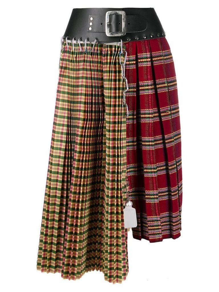 Chopova Lowena patchwork midi skirt - Black