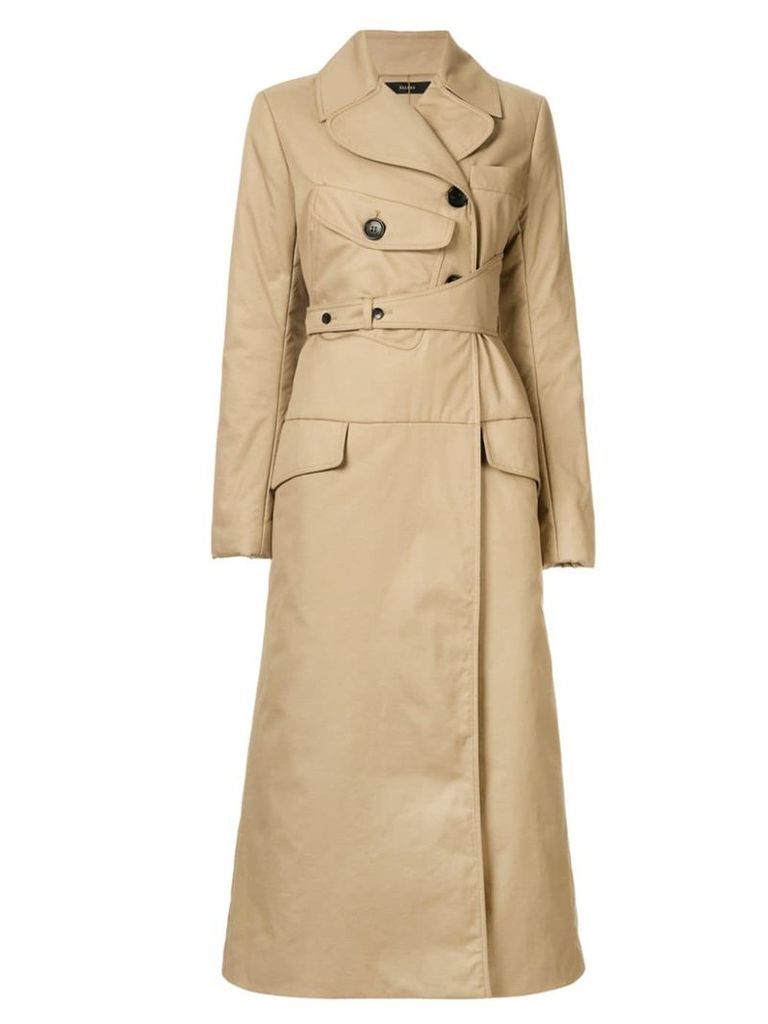 Ellery Overload Lightly trench coat - NEUTRALS