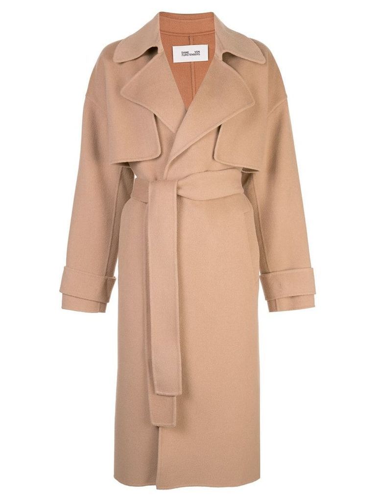DVF Diane von Furstenberg Lia belted trench coat - Brown