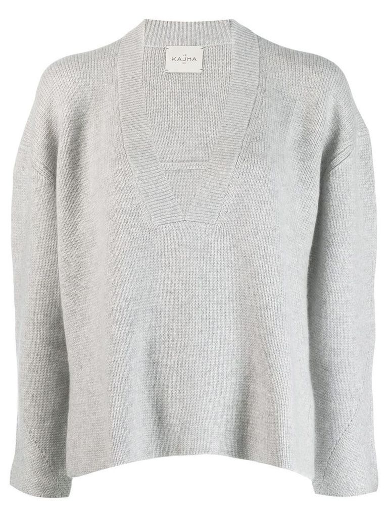 Le Kasha Moscow boxy fit jumper - Grey