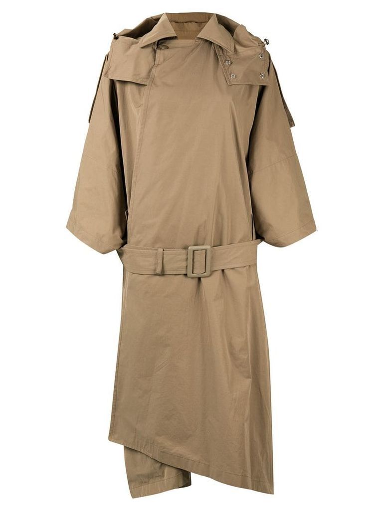 Toga Pulla oversize trench coat - Brown