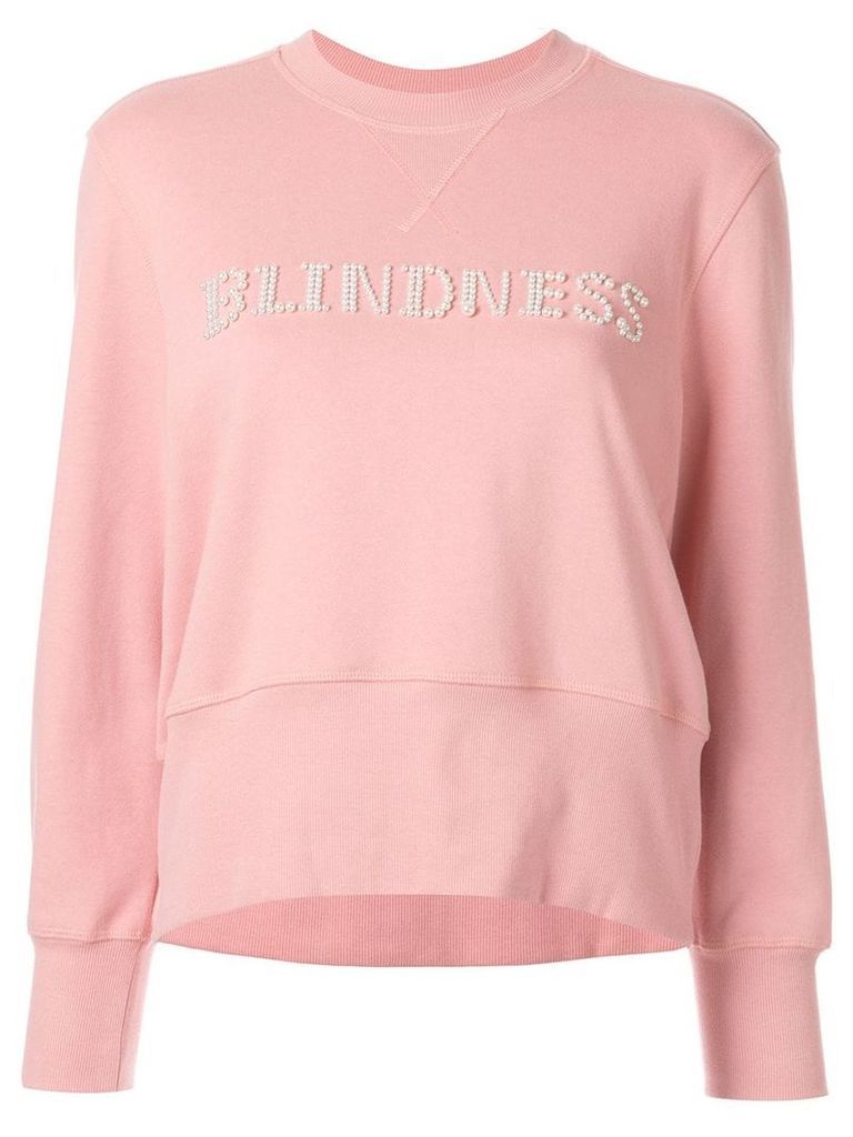Blindness logo sweatshirt - PINK