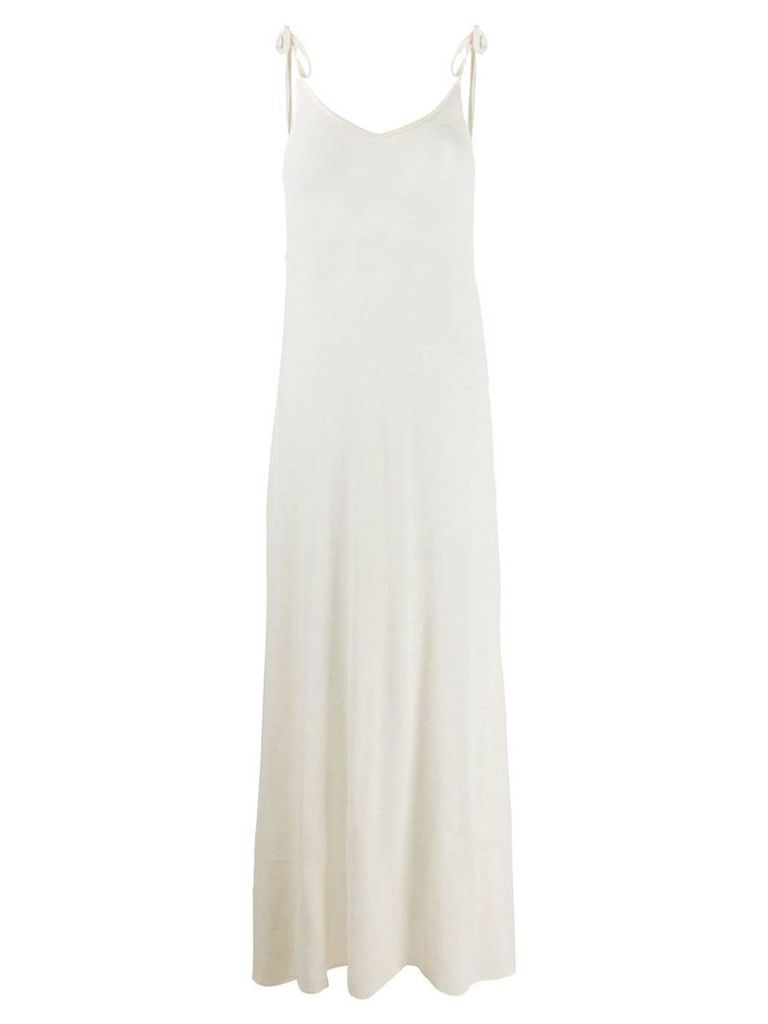 Alanui fine-knit maxi dress - White