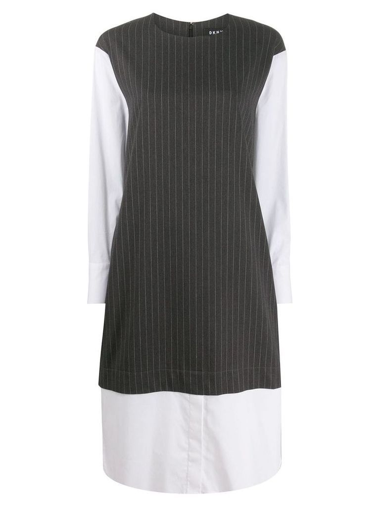 DKNY layered shirt dress - Grey
