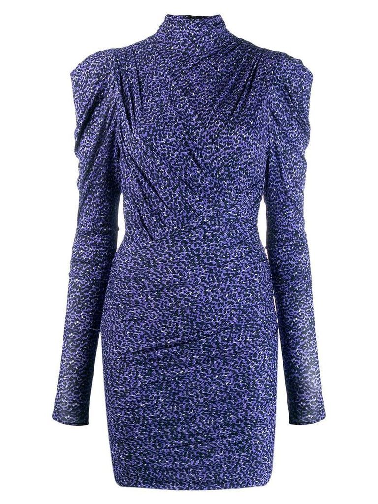Isabel Marant Jisola fitted dress - Blue