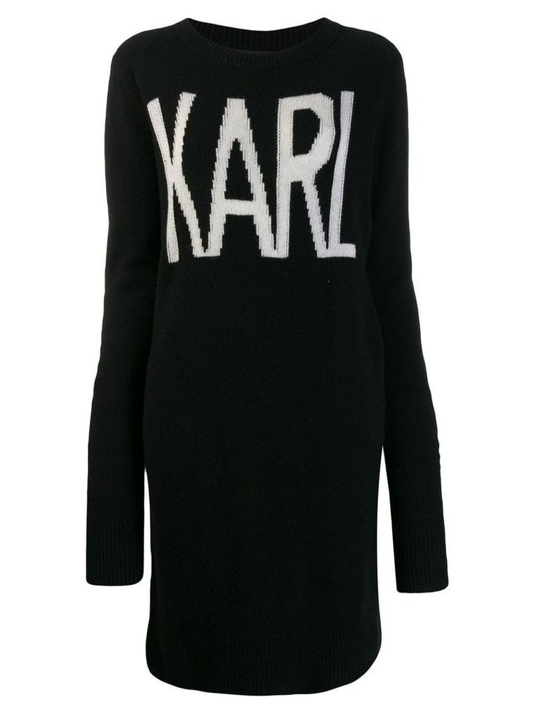 Karl Lagerfeld Karl Oui long jumper - Black
