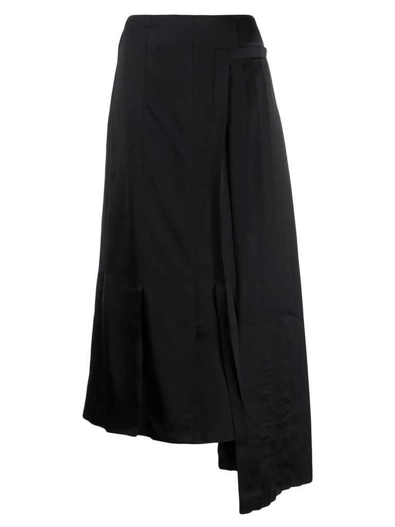 Marni draped pleated skirt - Black