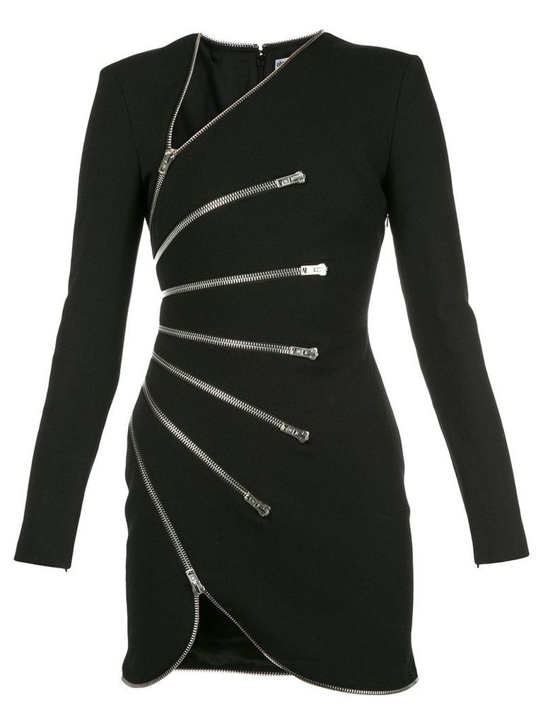 Alexander Wang zipped mini dress - Black