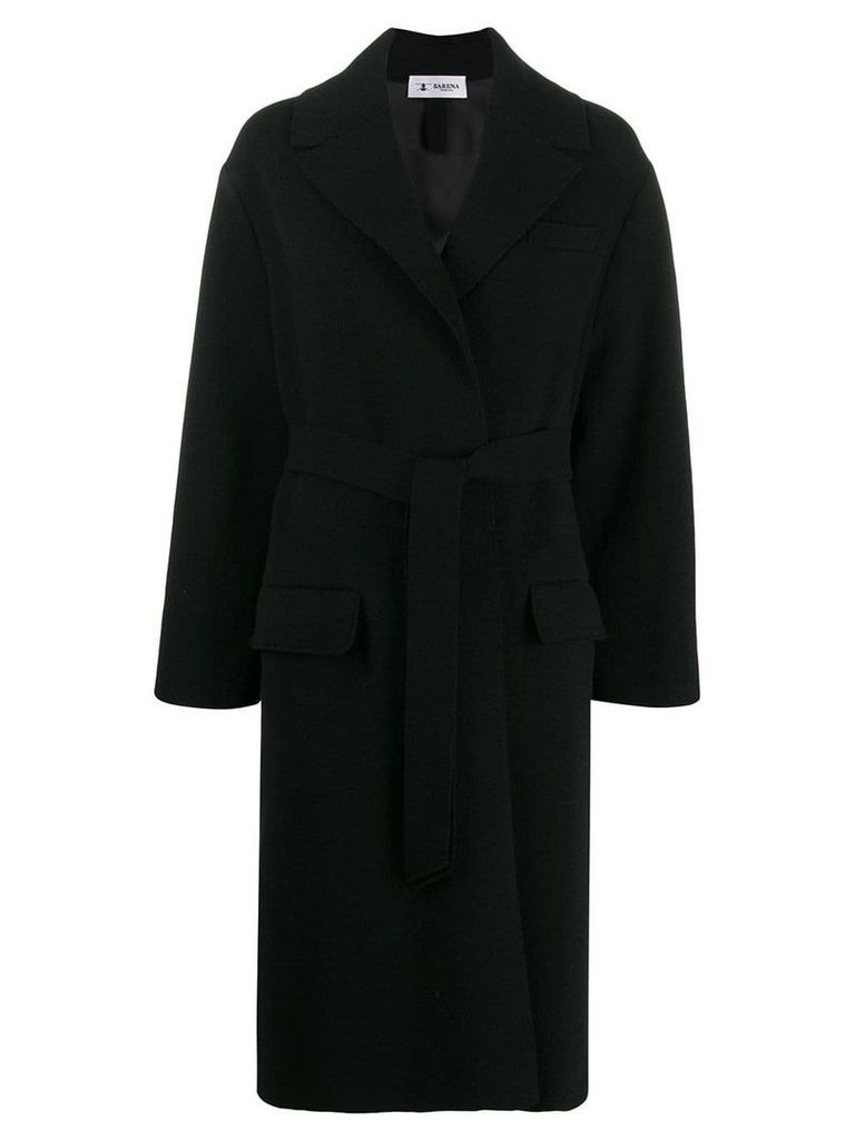 Barena belted trench coat - Black