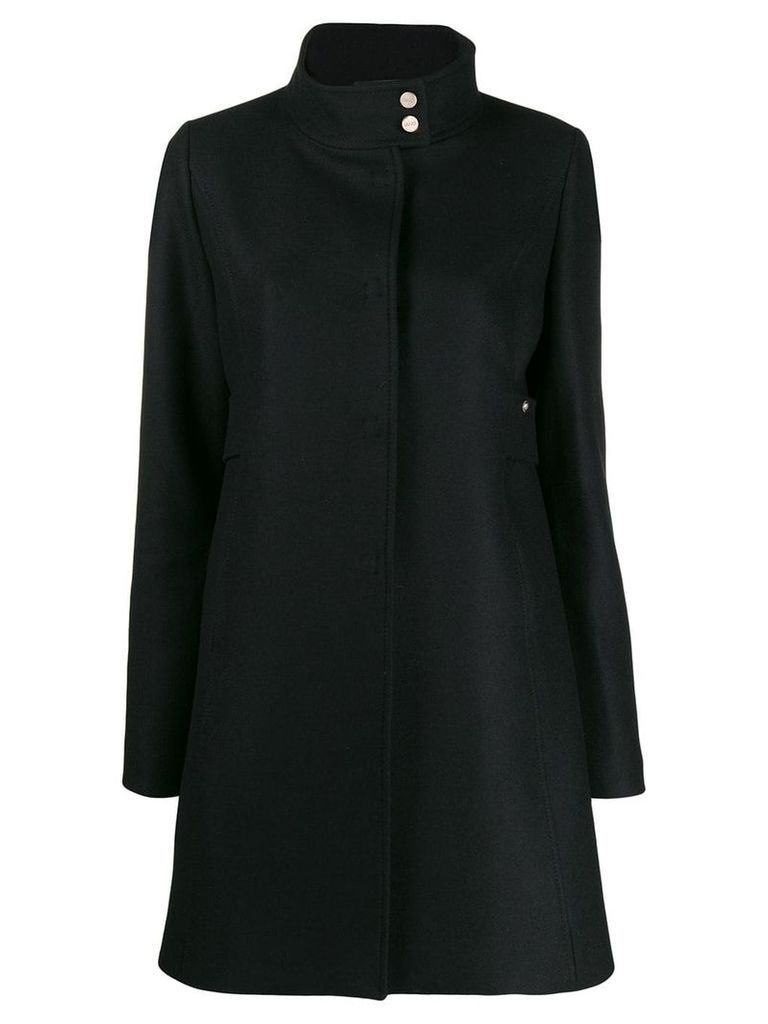 LIU JO single-breasted midi coat - Black