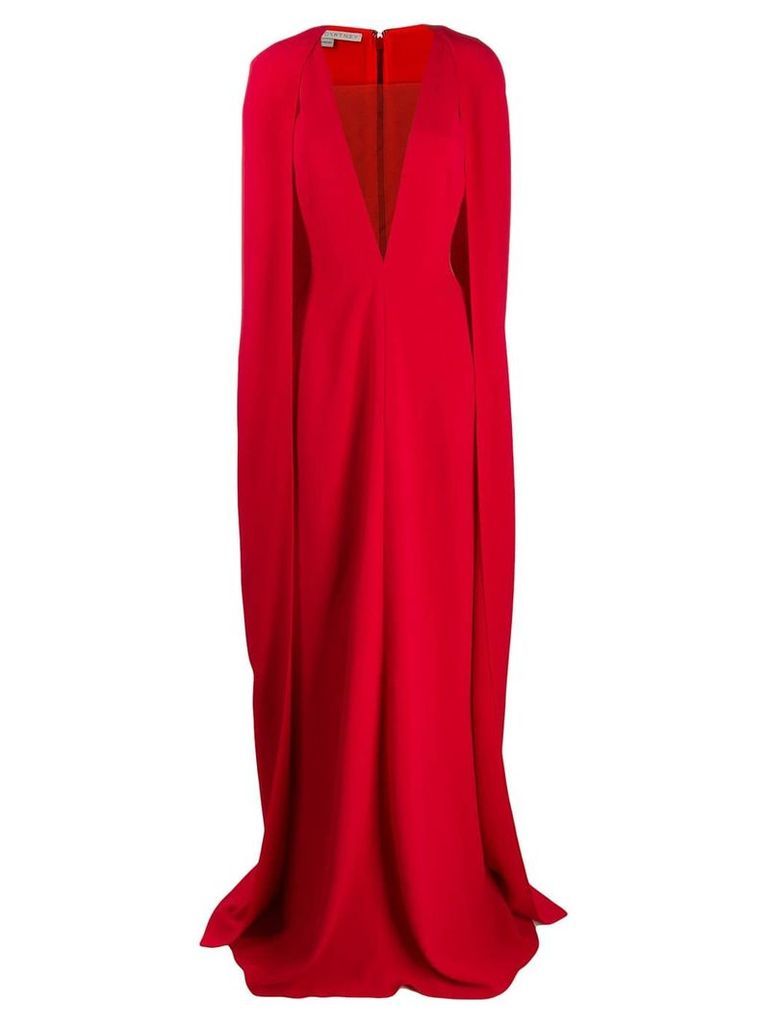 Stella McCartney cape-style evening gown - Red