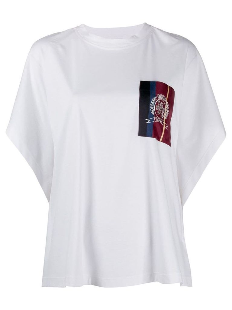 Hilfiger Collection logo patch pocket T-shirt - White